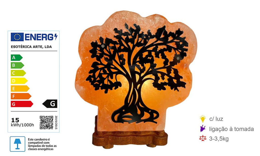 Lámpara de sal Árbol de la vida 3-3,5 kg