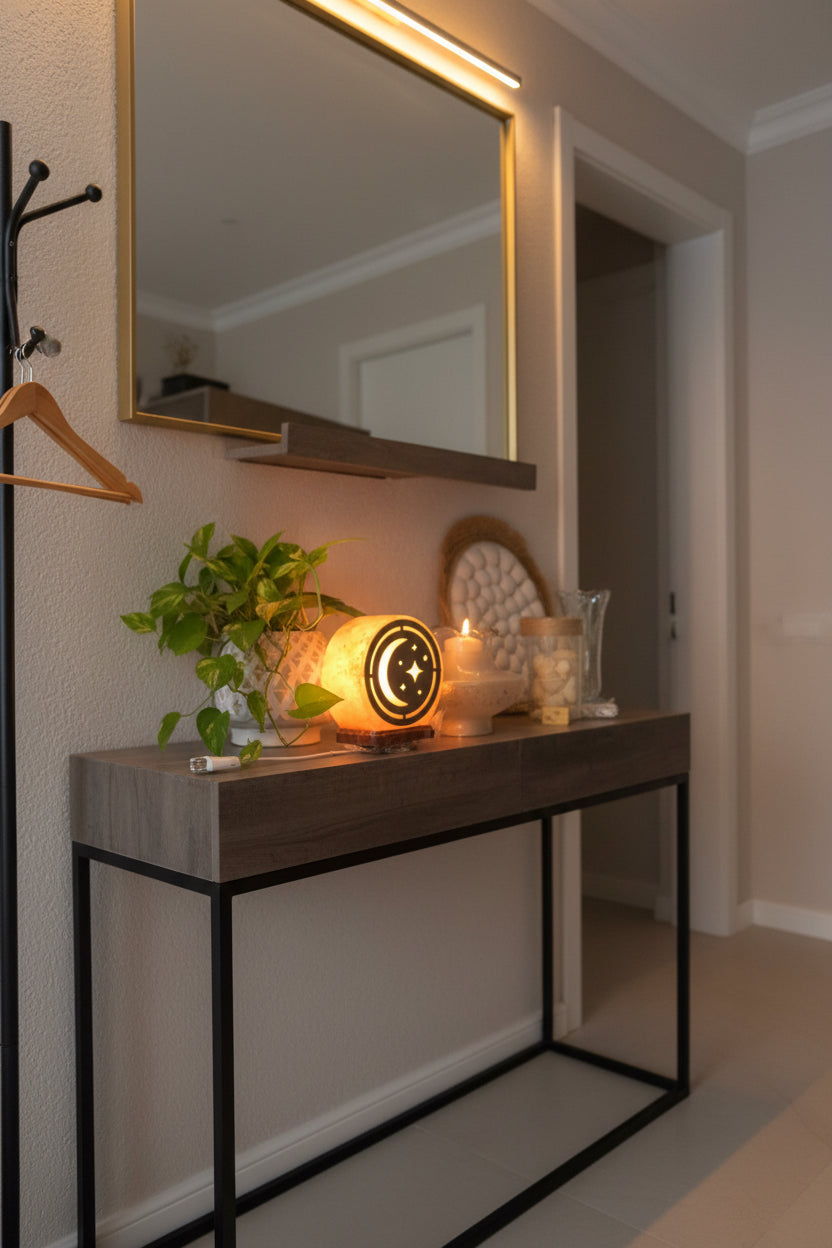 SALZLAMPE MOND