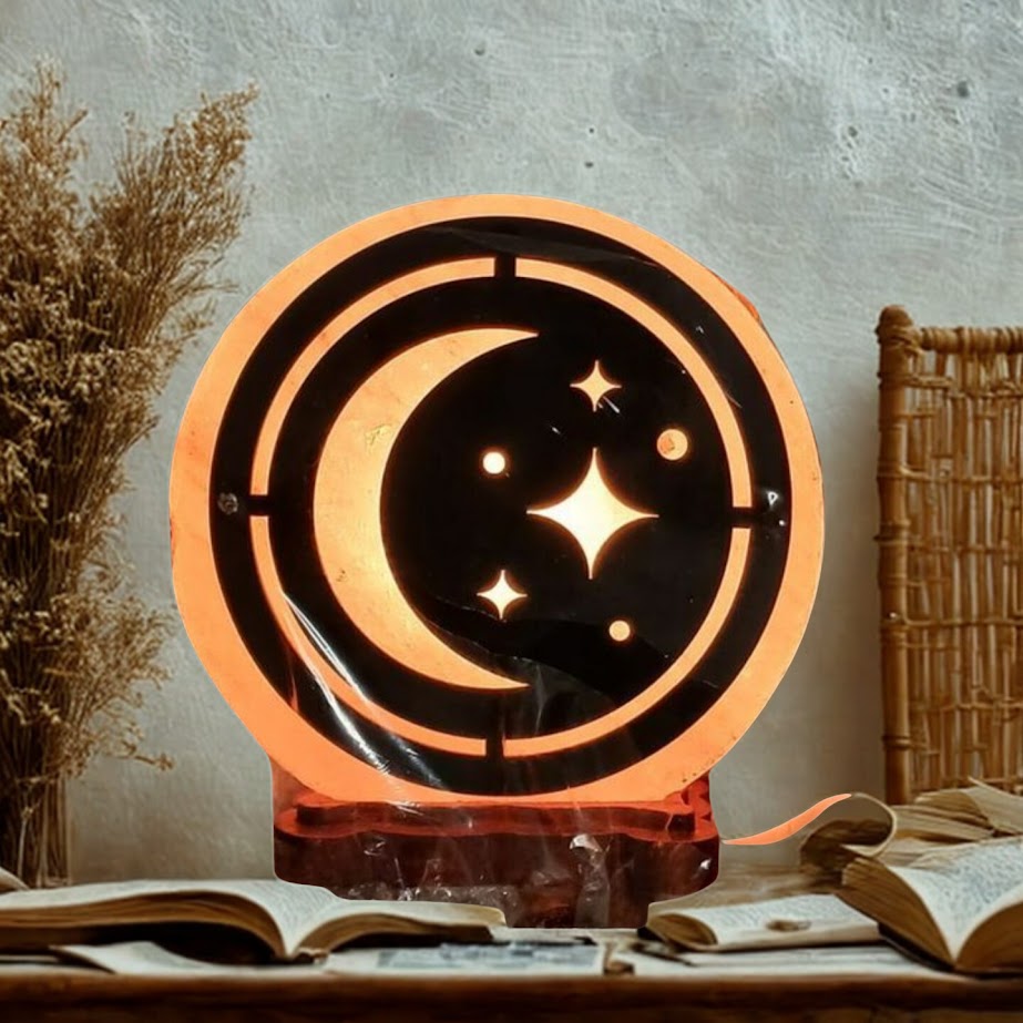 SALZLAMPE MOND