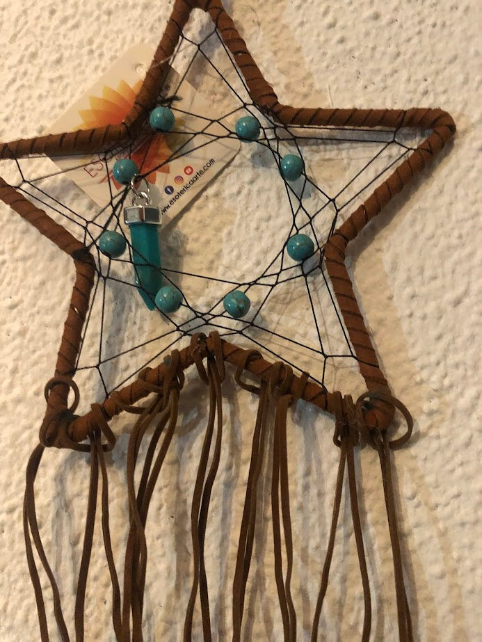 Traumfänger in Sternform 20x55 cm