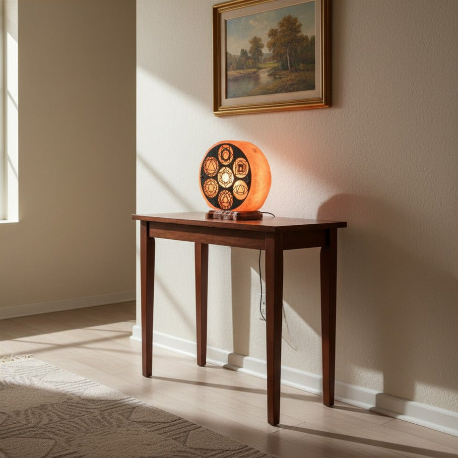 7-Chakra-Salzlampe, 2,5-3 kg